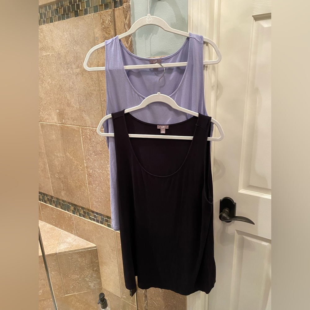 J.Jill Wearever Tanks. Sold as a set. Size XL. Gently worn.